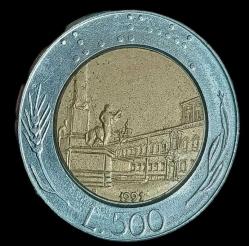 İtalya 1991 500 Lire