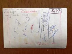 FERDİ ÖZBEĞEN'İN ORİJİNAL FOTOĞRAFI - 17 x 11 cm EBADINDA - ARALARINDA FERDİ ÖZBEĞEN, EMİN AYDIN, KAMİL TAŞPINAR ve MERİH DUMLU'NUN DA YER ALDIĞI FERDİ ÖZBEĞEN ve ORKESTRASININ 1960'LARIN SONUNDA BİRLİKTE VERDİKLERİ GÜZEL BİR POZ