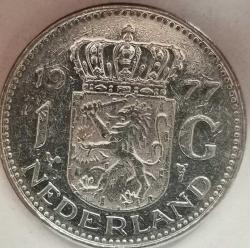 HOLLANDA 1977  1 GULDEN