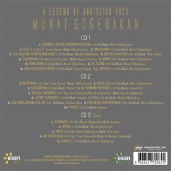 A Legend Of Anatolian Rock 3 CD Murat Göğebakan SIFIR JELATİNLİ AMBALAJINDADIR Tek Suçum Seni Sevmekmiş  Merhaba Şiirler