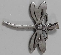 OSMANLI SON DÖNEMİ ORİJİNAL MÜTHİŞ İŞÇİLİKLİ KELEBEK FİGÜRLÜ ŞANS BOMBASI GÜMÜŞ KOLYE UCU K1E1L1E