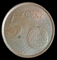 İspanya 2000 5 Euro Cent