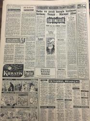 YENİ SABAH GAZETESİ 21 ŞUBAT 1960 YIL :22 SAYI :7534--Bütçe müzakerelerinin ikinci günü sakin geçti --C.Chessman ı Uruguay hükümeti kurtardı --Celal Bayar ,Şah ve Melike Pakistan da ---Dünkü trafik kazalarında üç kişi öldü --Mevlid okurken evin döşemesi çöktü --Size kızmıyor sadece acıyorum --Yurtta ,dün dört  cinayet daha işlendi ---İngiltere Bayram Yapıyor --Zehirli deve etinden yiyen köylülerden 4 ü daha öldü ---Ak ile Kara :Siyavuşgil ---İstanbul Rehberi ---Televizyon Şebekesi ile ilgili çalışmalar başladı --Beşiktaş ,dün de G.Tepe yi yendi :3-1--Galatasaray Altay ı farklı mağlup etti :3-0--Karagümrük Demirspor a kendi golüyle yenildi --K.Paşa A.Ordu dan tek golle 2 puan aldı --Hadise çıkınca D.Şafaka Moda maçı yarıda kaldı ---Bekata, Türkiye nin gizli işsizlik hasatlığı olduğunu ileri sürdü --