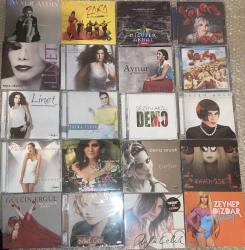 Efemera - Kampanya fiyatı!!!  30 Albüm 34 CD HEPSİ SIFIR JELATİNLİ AMBALAJINDADIR  Saltanat Fatma İşcan AYLA ÇELİK BAĞDAT İrem Derici Sezen Aksu DEMO BİRAZ POP  Sibel Can Deniz Arcak Cesur Yıldız Tilbe Papatya Baharı Hande Yener 5 CD  Aynur Aydın Kutsi Ferhat Göçer  Gülçin Ergül bir tanecik aşkım  Emel ile yeniden Zeynep Dizdar Viraj   Türkiye'nin aslanları Tuğba Ekinci Berkay Ele inat  Zara flamenko 5'lisi - kitantik - kitaLog