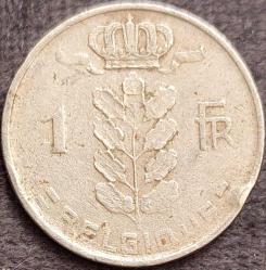 BELÇİKA 1 Frank 'BELGIQUE', 1958 ÇÇT (Baudouin I. / Leopold III.)