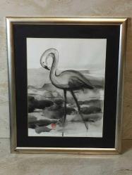 11132-ZEYNO İMZALI SULU BOYA RESİM TABLO