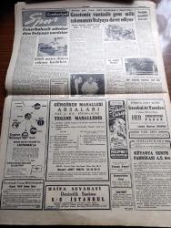 Cumhuriyet Gazetesi - 22 Haziran 1956 - Kıbrıs Hakkında Türk Tezi Değişmeyecek - İtalya Devlet Reisi Giovanni Gronchi - Kasım Gülek'in Katıldığı Yeni Basın Davası - Lokantaların Tarifesi İnceleniyor - Stalin'in Gizli Cinayetleri - Fuat Köprülü'nün İstifası - Çek Talebeler Kızıl Rejime Cephe Aldı - Karanlıkta Sesler Yazan Perihan Zorlu Yazı Dizisi - Mustafa Kemal Derneğinin Kongresi - Sadabad Kasrı - Karacaoğlan Yazan Yaşar Kemal  Resimleyen Münif Fehim Yazı Dizisi  - Resimli Romanımız Çifte Cinayet Çeviren Mazhar Kunt - Radyo Bugünkü Program - Atom Ve Hidrojen Bombaları Kısırlık Yapıyormuş - Beşiktaş Kulübü Atleti İlhan Bilgitay'ın Rekor Denemesi - Puro Tuvalet Sabunları - İngiliz Atleti Gordon Pirie 5000 Metrede Dünya Rekoru Kırdı - Necipbey Briyantini - Gazetemiz Vasıtasıyla Genç Milli Takımımızı İtalya'ya Davet Ediyor - Milli Basketbol Takımı Antrenörü Samuel Fox - Güngören Mahallesi Arsaları