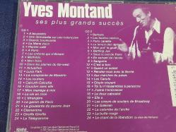 YVES MONTAND SES PLUS GRANDS SUCCES MÜZİK CD  ( 2 DISK )