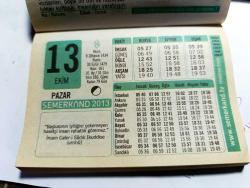 Efemera - 13 EKİM 2013 TAKVİM YAPRAĞI - kitantik - kitaLog