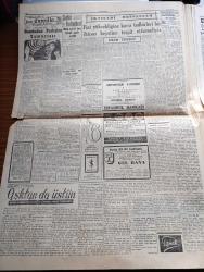 Cumhuriyet Gazetesi - 25 Eylül 1956 - Cumhuriyet Halk Partisinin İşbirliği Teklifi İçin Hürriyet Partisine Cevap Hazırlıyor - Güvenlik Konseyi Yarın Süveyş İşini Görüşüyor - Osman Bölükbaşı Edirne'de - Ankara'da 93 Dükkanın Temel Atma Merasiminden 4 Saat Sonra İnşaat Durduruldu Fotoğraf - Don Camillo'nun Küçük Alemi Çeviren Burhan Felek Resimler Ali Ulvi Yazı Dizisi - Aşktan Da Üstün Yazan Elizabeth Gaskell Yazı Dizisi - Taksim Florya Otobüs Hattı -  Bir Amerikan Üssünde Kavgaya Sebep Olan Dans -  Ev Hayatı Köşesi - Kontes Castiglione'nin Heyecanlı Macerası Tercüme Mazhar Kunt - Dünyayı Dolaşalım Çin Derleyen Hamdi Varoğlu Yazı Dizisi - 1956 1957 Yunus Nadi Mükafatı Şiir Müsabakası - Konya'da Devlet Tiyatrosu Yazan Suad Taşer - Fenerbahçe Atletleri Ağustos'ta Rusya'ya Davet Edildiler - Federasyon Kupası Bu Hafta Başlıyor - Şeref Stadında Profesyonel Lig Maçı Yapılmayacak - Beşiktaş Adana'ya Gidiyor - 1908 Olimpiyatına Katılan Tek Türk Sporcusu Kimdir - Cutex Tırnak Cilası