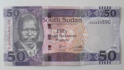 GÜNEY SUDAN=2019  50 Pounds  P-14d ÇİL'