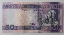 GÜNEY SUDAN=2019  50 Pounds  P-14d ÇİL'