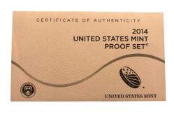 2014 USA United States Mint Proof Set - Amerika Prova Seti