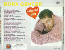 BORA GENCER | ÖPTÜM SENİ ŞEKER | ORİJİNAL CD | 1995 İLK BASKI