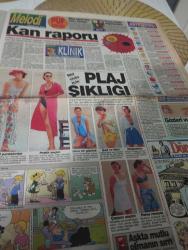 SABAH MELODİ GAZETESİ VE SABAH TELERAMA GAZETESİ KADINLARA ÖZEL - 10 Haziran 1994 -Karikatürler-Walt Disney/Boncuk-Mort Walker-Dick Browne/Bizim Aile-Tom Armstrong/Marvin-Graham Allen-John Dodd/Kral Kedi-Süleyman Turan/Dön Artık-Astroloji-Bülent Kısa-Klinik-Meltem Pusat-Telerama Programı-Sabah Filmleri-Öğlen Filmleri-Akşam Filmleri-Erdoğan Sevgin-basket şöleni-plaj şıklığı-aşıkların gecesi-felekten bir gece-ebru şimşek-öznur kaçmaz-hüner coşkuner-akrep Nalan-çelik-orhan gencebay-namus davası-töreler ve sevgiler-meyhaneler-babalar günü-kabusun sonu-süper baba-yataş-gözlerimi bağışlıyorum-gece yarısı kovboyu-muazzez ersoy-kenan doğulu-şen şakrak pür şamata-billur aktürk-harun Kolçak-Burak kut-gülay eralp-cenk eren-güler ışık-Ankara Maksim gazinosu-safiye soyman-nur ertürk-gönül akkor-isteyene kız isteyene oğlan-ankara'dan ablam geldi-yasemin bozkurt-kan raporu-radyasyon rüyaları-uzaylı ördek-tanrının silahı-özgürlük uğruna-lanetli nehir-çılgın cuma-tatlı dillim-sadri alışık-çılgın deney