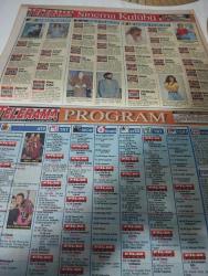 SABAH MELODİ GAZETESİ VE SABAH TELERAMA GAZETESİ KADINLARA ÖZEL - 4 Haziran 1994 -Karikatürler-Walt Disney/Boncuk-Mort Walker-Dick Browne/Bizim Aile-Tom Armstrong/Marvin-Graham Allen-John Dodd/Kral Kedi-Süleyman Turan/Dön Artık-Astroloji-Bülent Kısa-Klinik-Meltem Pusat-Telerama Programı-Sabah Filmleri-Öğlen Filmleri-Akşam Filmleri-Erdoğan Sevgin-Muazzez ersoy-felekten bir gece-delikanlı şov-asım can gündüz-kemal sunal-zübük-cumartesi keyfi-ebru şimşek-sizi seviyorum-azerbaycan-öznur kaçmaz-istanbul üniversitesi felsefe bölümü-burhan çaçan-sezen gürel-hamam sefası-bizim mahalle-kalpazan çetesi seçildi Osman yağmurdereli-müge akyamaç-arife tarif gerek-yıldızlar yarışıyor-pelinsu pir-oya küçümen-bora ebeoğlu-pelin körmükçü-peker Açıkalın-karacaların dramı-çocuk ve sorumluluk-Meral mansuroğlu-babum show-özel hat-bülent över-ramazan bakkal-gençler-cumartesi magazini-gözde bodur-hakan balamir-ahmet özhan-kanundan kaçılmaz-amerikan savaşçısı-sensiz yaşayamam-arkadaşım için