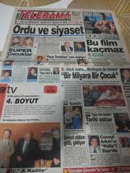 SABAH MELODİ GAZETESİ VE SABAH TELERAMA GAZETESİ KADINLARA ÖZEL - 5 Haziran 1994 -Karikatürler-Walt Disney/Boncuk-Mort Walker-Dick Browne/Bizim Aile-Tom Armstrong/Marvin-Graham Allen-John Dodd/Kral Kedi-Süleyman Turan/Dön Artık-Astroloji-Bülent Kısa-Klinik-Meltem Pusat-Telerama Programı-Sabah Filmleri-Öğlen Filmleri-Akşam Filmleri-Erdoğan Sevgin-Almanya'dan açık oturum-siyaset meydanı-alparslan türkeş-ordu ve siyaset-ali kırca-bu film kaçmaz-pazar tombalası-ajlan mine-süper çocuklar-mhp genel başkanı-melda gür-savaş karakaş-bora ayanoğlu-akrep Nalan-Çetin akdeniz-sevim tuna-ben deniz-hakan peker-nazan öncel-ercan karakaş-kırmızı koltuk-artan şentürk-ilker sarıer-shp genel sekreteri-politika bulvarı-elçin temel-hüsamettin cindoruk-feyyaz tokar sohbetleri-ercan yazgan-bizimkiler-1 milyara bir çocuk-cüneyt arkın-tarihi aşklar-zafer kantar-sarı tehlike-4 boyut-yaparım bilirsin-kenan doğulu-pazar konseri-pembe çerçeve-sağlık koşusu-direksiyonda bugün-haldun dormen-zekai tunca-sonradan