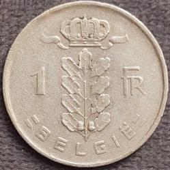 BELÇİKA 1 Frank 'BELGIË', 1951 ÇÇT