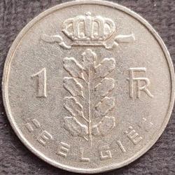 BELÇİKA 1 Frank 'BELGIË', 1966 ÇÇT+ (Baudouin I. / Leopold III.)