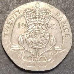 İNGİLTERE 20 PENCE 1982