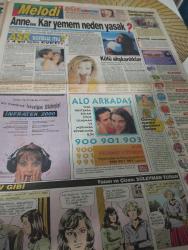 SABAH MELODİ GAZETESİ VE SABAH TELERAMA GAZETESİ KADINLARA ÖZEL - 27 Şubat 1993 -Karikatürler-Walt Disney/Boncuk-Mort Walker-Dick Browne/Bizim Aile-Tom Armstrong/Marvin-Graham Allen-John Dodd/Kral Kedi-Süleyman Turan/Dön Artık-Astroloji-Bülent Kısa-Klinik-Meltem Pusat-Telerama Programı-Sabah Filmleri-Öğlen Filmleri-Akşam Filmleri-Erdoğan Sevgin-Fenerbahçe altay-klipteki sevgili-gecenin rengi-Serpil çakmaklı-çiğdem tunç-mehmet Ali erbil-bora erdem-atilla atasoy-alpay-gülay atığ-Çatalca belediye başkanı-karanfil deste gider-nurseli idiz-emel sayın-coşkun açıkgöz-nurhan damcıoğlu-kitap kurdu-Selim ileri-Gencay gürün-müzeyyen senar-safiye ayla-afişe edipoğlu-sevim tanürek-sevim çağlayan-ümit şener-ilhan şen-şazdan adanalı-suna sunay-enver daniş-abdullah yüce-mustafa keser-hayatı roman-aynur aydan-kar yemem neden yasak-bu acıya can dayanmaz-haluk kurtoğlu-türkan şoray-günah bende mi-ağlayan kadın-aile komedisi-leyla ile mecnun-tarık akan-yastık kavgası-kötü alışkanlıklar-kanto sever misiniz