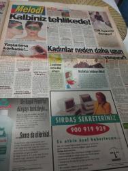 SABAH MELODİ GAZETESİ VE SABAH TELERAMA GAZETESİ KADINLARA ÖZEL - 19 Kasım 1992 -Karikatürler-Walt Disney/Boncuk-Mort Walker-Dick Browne/Bizim Aile-Tom Armstrong/Marvin-Graham Allen-John Dodd/Kral Kedi-Süleyman Turan/Dön Artık-Astroloji-Bülent Kısa-Klinik-Meltem Pusat-Telerama Programı-Sabah Filmleri-Öğlen Filmleri-Akşam Filmleri-Erdoğan Sevgin-mehmetçik-özay gönlüm-gülşen kutlu-nazan öncel-seher dilmaç-sümer ezgü-turgay erdemgil-yeniden olacak o kadar-levent harikalar yaratacak-atatürk-levent kırca-darbenin tarihi-ali zeytinbaş-doludizgin-Barış manço-orhan gencebay-Özlem kaymaz-nefes kesecek-yıldırım mayruk-bizim insanlarımız-tarık akan-Turgut özal-rüstem batum-sıcak takip-zenginler kulübü-nereden çıktı bu velet-gönen bozbey-metin serezli-kalbiniz tehlikede-yeşilçamı zengin eden ikili-Zeki alasya-metin akpınar-mehmet dindar-salih kırmızı-gülden karaböcek-cadılar bayramı-yaşlanma korkusu-madonna-zirvedeki ortaklık-Nazan öncel-seren serengil-murat erdoğan-sibel borankay-istanbul casino
