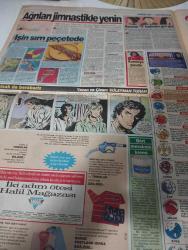 SABAH MELODİ GAZETESİ VE SABAH TELERAMA GAZETESİ KADINLARA ÖZEL - 19 Kasım 1992 -Karikatürler-Walt Disney/Boncuk-Mort Walker-Dick Browne/Bizim Aile-Tom Armstrong/Marvin-Graham Allen-John Dodd/Kral Kedi-Süleyman Turan/Dön Artık-Astroloji-Bülent Kısa-Klinik-Meltem Pusat-Telerama Programı-Sabah Filmleri-Öğlen Filmleri-Akşam Filmleri-Erdoğan Sevgin-mehmetçik-özay gönlüm-gülşen kutlu-nazan öncel-seher dilmaç-sümer ezgü-turgay erdemgil-yeniden olacak o kadar-levent harikalar yaratacak-atatürk-levent kırca-darbenin tarihi-ali zeytinbaş-doludizgin-Barış manço-orhan gencebay-Özlem kaymaz-nefes kesecek-yıldırım mayruk-bizim insanlarımız-tarık akan-Turgut özal-rüstem batum-sıcak takip-zenginler kulübü-nereden çıktı bu velet-gönen bozbey-metin serezli-kalbiniz tehlikede-yeşilçamı zengin eden ikili-Zeki alasya-metin akpınar-mehmet dindar-salih kırmızı-gülden karaböcek-cadılar bayramı-yaşlanma korkusu-madonna-zirvedeki ortaklık-Nazan öncel-seren serengil-murat erdoğan-sibel borankay-istanbul casino