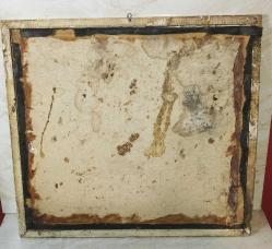 11940-AHŞAP CAMLI ÇERÇEVE İÇERSİNDE BAKIR LEVHA İLE 7.ANA JET ÜS.K.ERHAÇ YAZILI VE KARTAL DUVAR TABLOSU