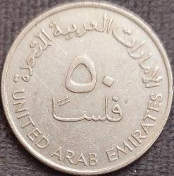BİRLEŞİK ARAP EMİRLİKLERİ (BAE) 50 Fils, 1988 ÇÇT