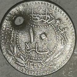 OSMANLI DEVLETİ  MEHMET REŞAT 1909/5   10 PARA HALİYLE