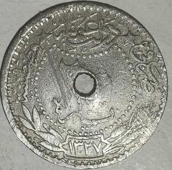 OSMANLI DEVLETİ  MEHMET REŞAT 1909/5   20 PARA HALİYLE