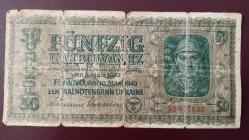 Efemera - Ukrayna - Nazi İşgali 50 Karbowanez - 1942 - kitantik - kitaLog
