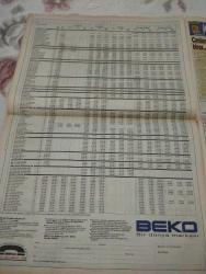 SABAH MELODİ TELERAMA TÜRKİYE'NİN GÜNLÜK TEK TELEVİZYON GAZETESİ -1 Mayıs 1994 - Dön Artık Süleyman Turan-Püf Noktası-astroloji-bülent kısa-Klinik -yöneten meltem pusat-boncuk/Walt Disney -bizim aile/mort Walker -dick browne-marvin/Tom armstrong-kral kedi/Graham Allen -john dodd-Sabah Filmleri-Akşam Filmleri -Program- siyaset meydanı-vergi kavgası çizgi Ali kırca-sakıp sabancı-kamer genç-ekran pakdemirli-ayhan aşan-semra türel-pazar tombalası-bol şanslar-kırmızı koltuk-ardan zentürk-ilker sarıer-Aydın Güven gürkan-refah partisi-kraliçenin itirafları-pembe çerçeve-pınar altuğ-feyyaz tokar sohbetleri-spor pazarı-bizimkiler-leyla Hanım-Türkan Şoray-yağmurdan kaçarken-sevmenin yaşı yoktur-davetsiz misafirler-salih güney-menderesler-ankara mobilya-canlan biraz-ayaklara masaj-cehennem projesi-kanun benim-çapkın kızlar-gün batımı-oğlum ve ben-şehnaz Dilan