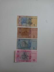 Ukrayna 1-2-5-10 Grivna Set ÇT