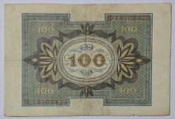 1920 Almanya 100 Reich Mark, Temiz
