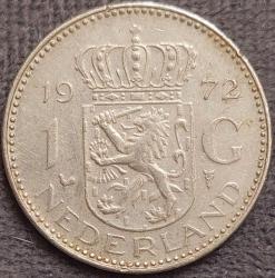 HOLLANDA 1 Gulden, 1972 ÇÇT+ 