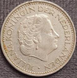 HOLLANDA 1 Gulden, 1972 ÇÇT+ 