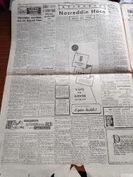 Cumhuriyet Gazetesi - 6 Eylül 1958 - Adnan Menderes Bugün Balıkesir'de Konuşacak -  CHP Genel Sekreteri Kasım Gülek Bugün Dönüyor - Yeni İthalat Listeleri Üzerinde Çalışmalar - Kıbrısta Muhabirimize Ateş Edildi - İstanbul Belediye Başkanı Kemal Aygün Kış Aylarında Vasıta Sıkıntısı Çekilmeyecek Diyor - Kapalıçarşı'da Göze Çarpan Tehlike - Bir Rus Heyeti Asma Köprü İçin Projeler Getirdi - Mahkemeye Verilen Gazeteci Sayısı Artıyor - Adana'da Üslenen Amerikan Kuvvetleri - Yılanların Öcü Yazan Fakir Baykurt Yazı Dizisi - Osmanlı Donanmasının Tarihinde Karanlık Sayfalar Yazan Cemalettin Saraçoğlu Yazı Dizisi - Nasreddin  Hoca Yazan Hasan Ali Yücel - Cenevre'de Atom Üzerine Açıklanan Yeni Sırlar - İngiltere'de Zabıta Tarihine İlk Defa Geçen Bir Cinayet - Mükemmel Cinayet Nakleden M. Kenan Kan - İngiltere'de Irk Kavgaları Tehlike Yarattı - Tarabyadaki Alman Askeri Mezarlığında Dün Yapılan Merasim - Ruslar 2 Köpeği Daha Fezaya Atıp Geri Getirdiler - İstanbul Yelken Şampiyonası - Ünal Uyguç