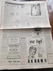 Cumhuriyet Gazetesi - 6 Eylül 1958 - Adnan Menderes Bugün Balıkesir'de Konuşacak -  CHP Genel Sekreteri Kasım Gülek Bugün Dönüyor - Yeni İthalat Listeleri Üzerinde Çalışmalar - Kıbrısta Muhabirimize Ateş Edildi - İstanbul Belediye Başkanı Kemal Aygün Kış Aylarında Vasıta Sıkıntısı Çekilmeyecek Diyor - Kapalıçarşı'da Göze Çarpan Tehlike - Bir Rus Heyeti Asma Köprü İçin Projeler Getirdi - Mahkemeye Verilen Gazeteci Sayısı Artıyor - Adana'da Üslenen Amerikan Kuvvetleri - Yılanların Öcü Yazan Fakir Baykurt Yazı Dizisi - Osmanlı Donanmasının Tarihinde Karanlık Sayfalar Yazan Cemalettin Saraçoğlu Yazı Dizisi - Nasreddin  Hoca Yazan Hasan Ali Yücel - Cenevre'de Atom Üzerine Açıklanan Yeni Sırlar - İngiltere'de Zabıta Tarihine İlk Defa Geçen Bir Cinayet - Mükemmel Cinayet Nakleden M. Kenan Kan - İngiltere'de Irk Kavgaları Tehlike Yarattı - Tarabyadaki Alman Askeri Mezarlığında Dün Yapılan Merasim - Ruslar 2 Köpeği Daha Fezaya Atıp Geri Getirdiler - İstanbul Yelken Şampiyonası - Ünal Uyguç