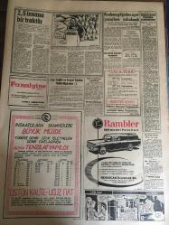 YENİ SABAH GAZETESİ 14 HAZİRAN 1961 YIL :24 SAYI :7991---C.Gürsel ,İnönü ve Tansel 'le görüştü: Madanaoğlu da Gürsel le hiç bir ihtilafımız yok  --İki işçi fabrika ile birlikte yandı --Bir sabıkalı ,dün üvey kız kardeşini öldürdü ---İçişleri Bakanı CHP li üyelerle tartıştı --S.Ağaoğlu : Keşke Anayasa Mahkemesi Olsaydı Dedi --Sel , 6 kişi 600 hayvanı sürükledi --Yarın yurt dışına seyahat başlıyor --Bursa da 2 solcu daha yakalandı --Maskeli dört kişi bir benzin deposunu soydu ---İşçi İhracatı :Siyavuşgil --Piyasada taklit gıda maddeleri satılıyor --Radyo Programları ---Kadının göğsüne ayet yazarken yakalandı ---Yumuşak başlı yıldız :Kim Tracy---Askerler için karar bugün verilecek ---Milli Takımımız yarın Hanoverden ayrılıyor --Fenerbahçe -Galatasaray maçı hazırlığı başladı ---Güreş  Milli Takım Japonya da 8-0 galip --Beşiktaş ,P.Sandro nun mukavelesini uzatacak ---Galatasaray Basketbol da amatörlüğe dönüyor --İstanbul Tenis Birinciliği Başladı ---Almanya  da çalışmak için askerlik şart--