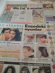 SABAH MELODİ GAZETESİ VE SABAH TELERAMA GAZETESİ KADINLARA ÖZEL - 26 Mart 1993 -Karikatürler-Walt Disney/Boncuk-Mort Walker-Dick Browne/Bizim Aile-Tom Armstrong/Marvin-Graham Allen-John Dodd/Kral Kedi-Süleyman Turan/Dön Artık-Astroloji-Bülent Kısa-Klinik-Meltem Pusat-Telerama Programı-Sabah Filmleri-Öğlen Filmleri-Akşam Filmleri-Erdoğan Sevgin-cinsellik sembolleri-rüyaların ardına gizlenen cinsellik-migrene dikkat-bahçıvan hanımların Kasım rehberi-amerika'nın yeni seks ilahları- olur olmaz ilaç almayın-dişçilikte devrim-çirkin metal tellerden kurtuluyoruz-milyarlar çöpe gidiyor-savurganlık alışkanlık oldu-şişeler camlar-ağaçlara kıymayın-teneke kutular-hele bir kurtulsak-karton paketler-çok aç doyar-altın çağın sorunları-onu elinizde tutmanın 10 yolu-a'dan z'ye amerika-sebzelerin sırları-aklınızda bulunsun-ensedeki oyunlar-evlenmek istiyorum-topuza ne dersiniz-yeni hedeflere doğru-çılgın kolyeler-meyveli çikolatalı pasta- İngiltere'de boşanmalar hızla artıyor