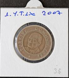Türkiye Cumhuriyet  2007 Yılı 1 Yeni Türk Lirası  8372