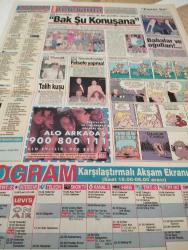SABAH MELODİ GAZETESİ VE SABAH TELERAMA GAZETESİ KADINLARA ÖZEL - 20 Haziran 1993 -Karikatürler-Walt Disney/Boncuk-Mort Walker-Dick Browne/Bizim Aile-Tom Armstrong/Marvin-Graham Allen-John Dodd/Kral Kedi-Süleyman Turan/Dön Artık-Astroloji-Bülent Kısa-Klinik-Meltem Pusat-Telerama Programı-Sabah Filmleri-Öğlen Filmleri-Akşam Filmleri-Erdoğan Sevgin-bizimkiler-validebağ korusu-sağanakla gelen bebek-bir avazda kurtul-halil pazarlama-işte film işte erotizm-düş gezginleri-Atıf yılmaz-osman çallı-pazar şöleni-elif ılgaz-Ceylan palay-neşe erberk-elif kıramer-huri sapan-mine koşan-ali Rıza şen-naim akan-hurşit yenigün-nazan yeşiltan-rıfat önce-tanımadığınız Leyla olmaz-saldım çayıra mevlam ayırma-umudun insanları-gölge oyunu-manda yürek-yarı yarıya-macera yolu-zeynep değirmencioğlu-feyza başar-aykut bora-muzaffer tema-zafere yolculuk