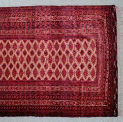 EL DOKUMA ANTİKA TÜRKMEN BUHARA HALI 180 CM X 130 CM ÖLÇÜLERİNDE