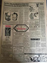 YENİ SABAH GAZETESİ 19 HAZİRAN 1961 YIL :24 SAYI :7996--Ankara da seller 40 evi yıktı ,3 kişi öldü: Apartmanların alt katlarını ve ana caddeleri sular bastı  --Kamyon kazasında 2 er öldü yaralandı ---CHP Şişli kongresinde bir delege yaralandı ---Bir otobüs devrildi can kaybı yok --Bölükbaşı  Hakiki Atatürkçü biziz diyor ---Çimento Fiyatlarında İndirme Yapılacak --Gelinle damat ,geceyi karakolda geçirdiler --Aktör Jeff Chandler öldü ---Rey avcılığı kalkar mı ? :Siyavuşgil --İstimlak borçları  yıl sonuna kadar kadar ödenecek --Radyo Programları --Polis in yaraladığı hırsızın durumu ağır ---Fabiola nın kardeşi film çeviriyor --Rusya ya yenildik :1-0--Seyirciler Rus Milli takımın protesto ettiler --Tulga Kupası ortada kaldı :Galatasaray :1 İ.Spor :1---Yüksek atlamada yeni dünya rekoru :2 m.23---Galatasaray kampa girdi --Adana Ticaret Odasını Yandı --Y.Tahsil gençliği yeni Anayasaya  evet diyecek --Elektrik telefon hatları kesildi --Tokyo da nümayişler --