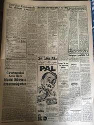 YENİ SABAH GAZETESİ 19 HAZİRAN 1961 YIL :24 SAYI :7996--Ankara da seller 40 evi yıktı ,3 kişi öldü: Apartmanların alt katlarını ve ana caddeleri sular bastı  --Kamyon kazasında 2 er öldü yaralandı ---CHP Şişli kongresinde bir delege yaralandı ---Bir otobüs devrildi can kaybı yok --Bölükbaşı  Hakiki Atatürkçü biziz diyor ---Çimento Fiyatlarında İndirme Yapılacak --Gelinle damat ,geceyi karakolda geçirdiler --Aktör Jeff Chandler öldü ---Rey avcılığı kalkar mı ? :Siyavuşgil --İstimlak borçları  yıl sonuna kadar kadar ödenecek --Radyo Programları --Polis in yaraladığı hırsızın durumu ağır ---Fabiola nın kardeşi film çeviriyor --Rusya ya yenildik :1-0--Seyirciler Rus Milli takımın protesto ettiler --Tulga Kupası ortada kaldı :Galatasaray :1 İ.Spor :1---Yüksek atlamada yeni dünya rekoru :2 m.23---Galatasaray kampa girdi --Adana Ticaret Odasını Yandı --Y.Tahsil gençliği yeni Anayasaya  evet diyecek --Elektrik telefon hatları kesildi --Tokyo da nümayişler --