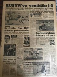 YENİ SABAH GAZETESİ 19 HAZİRAN 1961 YIL :24 SAYI :7996--Ankara da seller 40 evi yıktı ,3 kişi öldü: Apartmanların alt katlarını ve ana caddeleri sular bastı  --Kamyon kazasında 2 er öldü yaralandı ---CHP Şişli kongresinde bir delege yaralandı ---Bir otobüs devrildi can kaybı yok --Bölükbaşı  Hakiki Atatürkçü biziz diyor ---Çimento Fiyatlarında İndirme Yapılacak --Gelinle damat ,geceyi karakolda geçirdiler --Aktör Jeff Chandler öldü ---Rey avcılığı kalkar mı ? :Siyavuşgil --İstimlak borçları  yıl sonuna kadar kadar ödenecek --Radyo Programları --Polis in yaraladığı hırsızın durumu ağır ---Fabiola nın kardeşi film çeviriyor --Rusya ya yenildik :1-0--Seyirciler Rus Milli takımın protesto ettiler --Tulga Kupası ortada kaldı :Galatasaray :1 İ.Spor :1---Yüksek atlamada yeni dünya rekoru :2 m.23---Galatasaray kampa girdi --Adana Ticaret Odasını Yandı --Y.Tahsil gençliği yeni Anayasaya  evet diyecek --Elektrik telefon hatları kesildi --Tokyo da nümayişler --