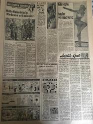 YENİ SABAH GAZETESİ 26 HAZİRAN 1961 YIL :24 SAYI :8003---Bir motor infilak etti ,6 gemici öldü: Rumeli Feneri açığında gemi leşi avlayan Babacan motorundaki  dinamitin patladığı zannediliyor --Bölükbaşı ,DP lileri CKMP ye davet etti ---Yol kazasında iki kişi öldü --Mahkumlara iş yurtları kuruluyor ---Gülek hadisesi dün Adana da konuşuldu ---Zile de beş kişi selde boğuldu ---İlim Heyeti de Atlatsın :Siyavuşgil  --Radyo Programları ---Büyük sahra için Araplar arasında anlaşmazlık çıktı --Kore harbinde ölenlere Liyakat nişanı verilecek ---Galatasaray ,Şampiyon Fenerbahçe yi 2-1 mağlup etti --Altay 1-0 yenilmesine rağmen milli ligde kaldı ---Yeşildirek :1 Toprakspor :0--Güreş de  büyük hamle yapılıyor --2406 kişi pasaport aldı --Kaçakçı kadınlar memuru dövdü --TMG Teşkilatı yeni anayasa için evet dedi --