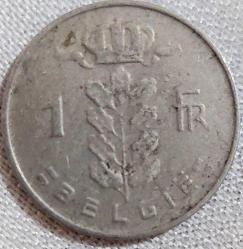 BELÇİKA 1 Frank 'BELGIË', 1966 ÇÇT (Baudouin I. / Leopold III.)