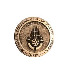 İstanbul Uluslararası Diş Hekimliği Haftası 1972 - Madalyon